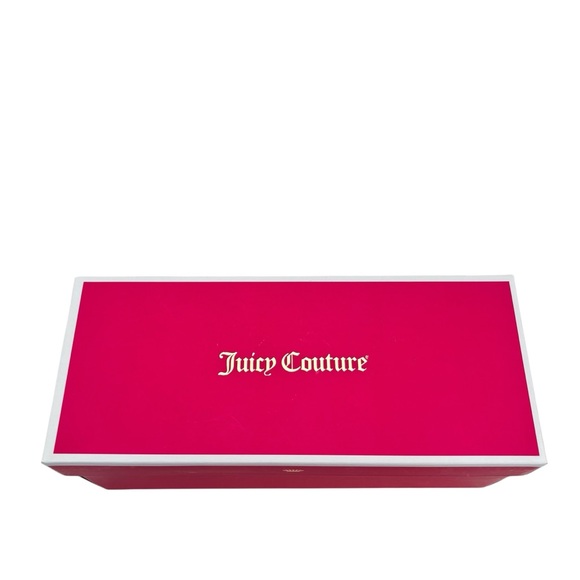 Juicy Couture Fay Thong Sandals Maderin Pop Palm Tree Rhinestones Sz. 7 NWT - Picture 7 of 10